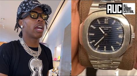 who sold lil baby fake watch|lil baby patek philippe watch.